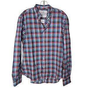 Frank & Eileen Finbar flannel Shirt Mens Xs Button Up Cotton Plaid Multicolor